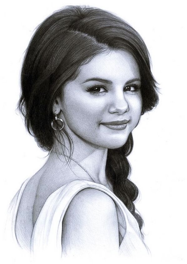 Selena Gomez Sketch
