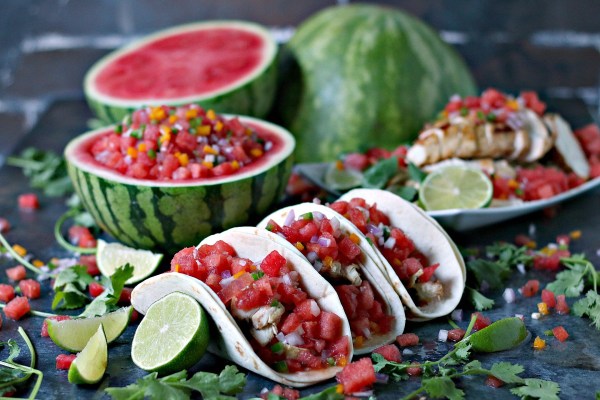 Grilled-Chicken-Watermelon-Tacos