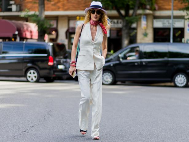 white-vest-and-pants-and-hat-summer-outfit