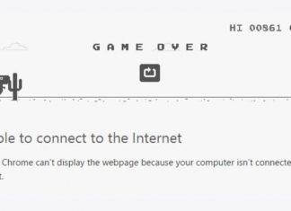 Google Chrome's Offline Dinosaur Game!