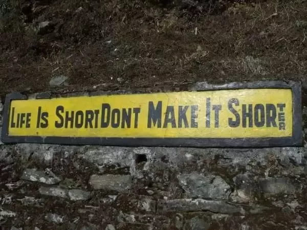 funny road signs in india