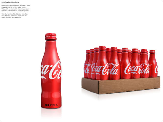 coca cola Aluminium bottles