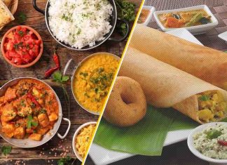 food of 29 states of India