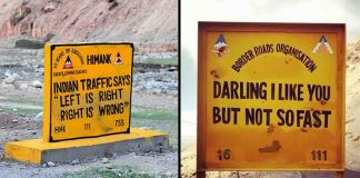 funny road signs in India