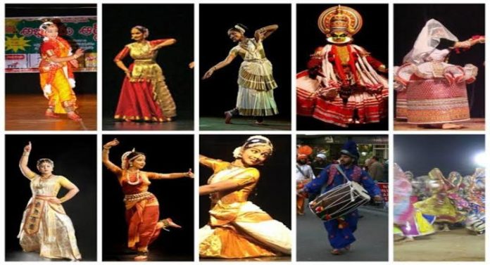 list of different dance forms of India with states