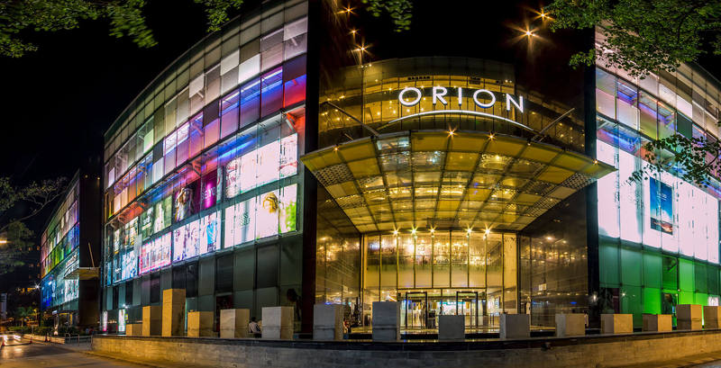 largest mall in india Orion Mall, Bangalore
