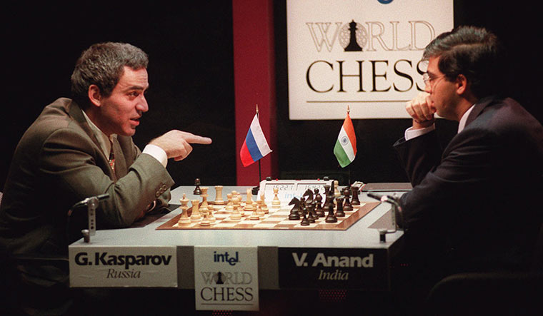 Garry Kasparov and Viswanathan Anand