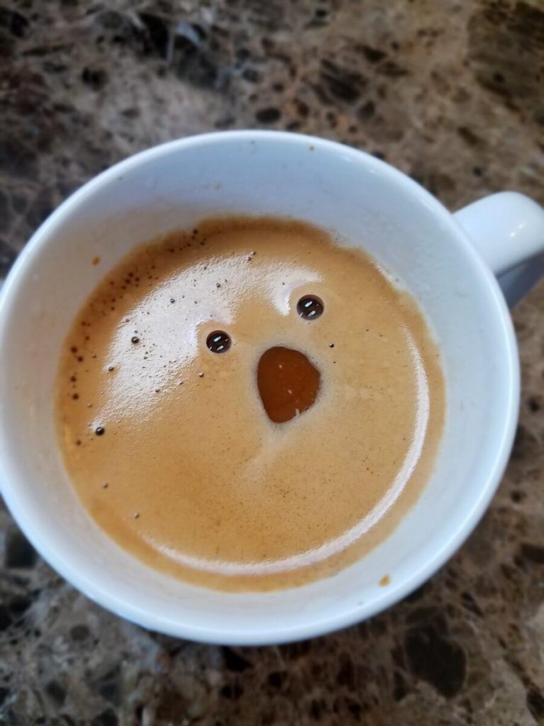 shocked coffee