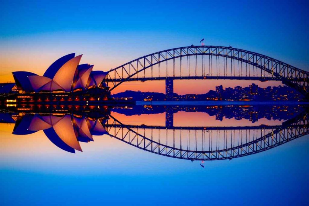 world famous Sydney Harbour Bridges