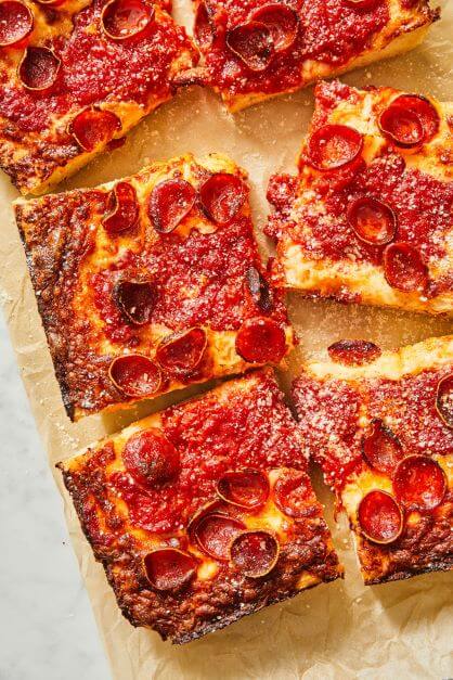 detroit style pizza squares 
