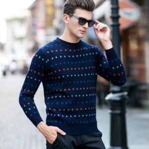 Polka-Dots-Outfits-Men-sweater